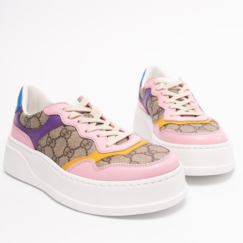 GUCCI Chunky GG supreme logo leather sneakers - Picture 5 of 5
